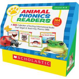 Scholastic Res. Grades K-2 Animal Phonics Book Set