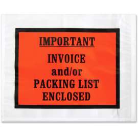 Sparco Pre-labeled Important Invoice Envelopes