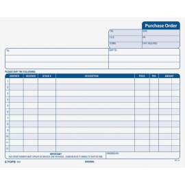 Tops Carbonless Purchase Order Forms