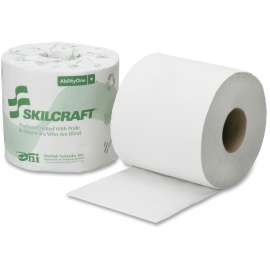 SKILCRAFT 1-ply PCF Individual Toilet Tissue Rolls