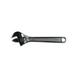 Adjustable Wrenches, 12 in Long, 1 1/2 in Opening, Chrome Plated