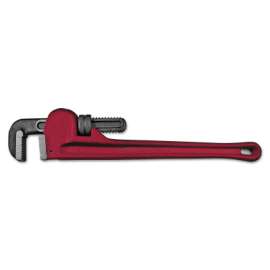 Adjustable Pipe Wrenches, 15 Head Angle, Drop Forged Steel Jaw, 36 in