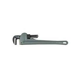 Straight Pipe Wrenches, 15 Head Angle, Drop Forged Steel Jaw, 24 in, 2/pk