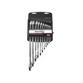 11 Piece Combination Wrench Sets, Points, SAE
