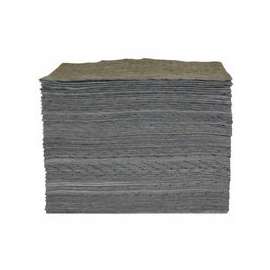 Universal Sorbent Pad, Heavy-Weight, Absorbs 20.5 gal, 15 in x 17 in