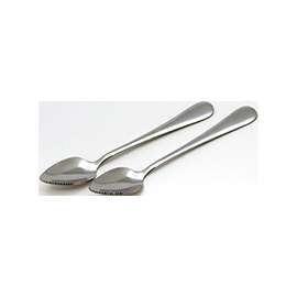 CHEF CRAFT 21521 Grapefruit Spoon Set, 7 in OAL, Stainless Steel, Polished Mirror
