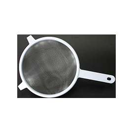 CHEF CRAFT 21491 Mesh Strainer, 8 in Mesh, Stainless Steel, 6 in Dia, Plastic Handle