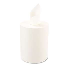 Hardwound Roll Towels, 8 x 600 ft, White, 12 Rolls/Carton