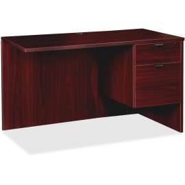 Lorell Prominence Series Mahogany Laminate Desking