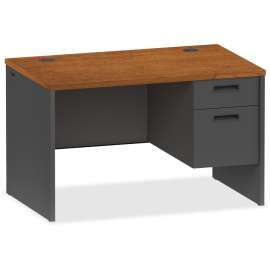Lorell 97000 Cherry/Charcoal Modular Desking