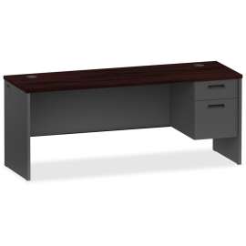 Lorell 97000 Mahogany/Charcoal Modular Desking