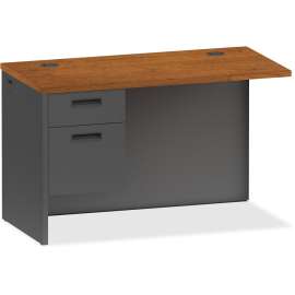 Lorell 97000 Cherry/Charcoal Modular Desking