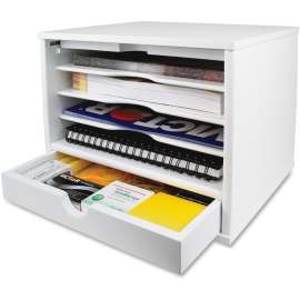 Victor Midnight Black Coll. Wood Desktop Organizer