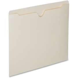 SKILCRAFT Dbl-ply Tab Flat Manila File Jackets