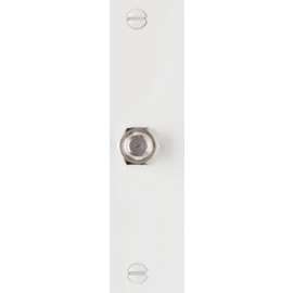 WHT 1G Coax Wall Plate