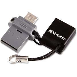 Verbatim - Store 'n' Go™ 32 GB Black OTG USB 2.0 Flash Drive for Micro USB (1 per Pack)