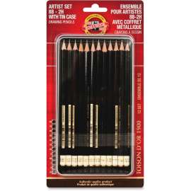 Koh-I-Noor 8B-2H Drawing Pencils Artist Set