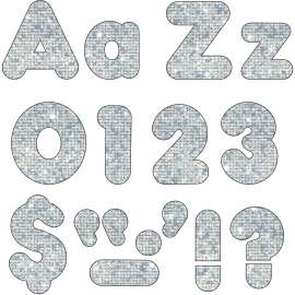 Trend Sparkle 4" Casual Ready Letters Combo Pack