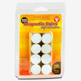 Hygloss Prod. Self-Adhesive Magnetic Coins