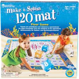 Learning Res. Make A Splash 120 Mat Floor Game