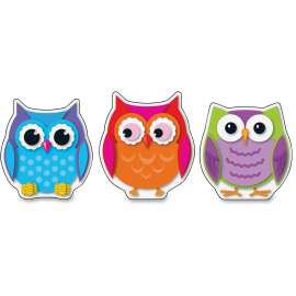 Carson Colorful Owls Cut-Outs