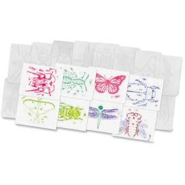 Roylco Insect Shape Rubbing Plates