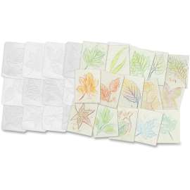Roylco Leaf Shape Rubbing Plates