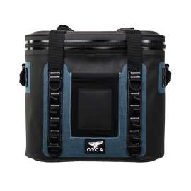 ORCA Walker Series W20SB Soft Side Cooler, 14-1/2 in L, 11 in W, 50 lb Capacity, Meta-Polymer/TPU, Slate Blue
