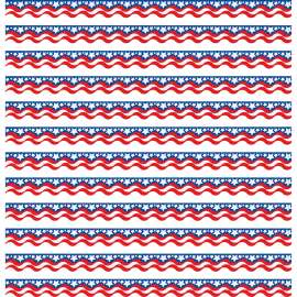 Teacher Created Res. Patriotic Scallpd Border Trim
