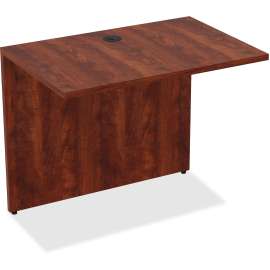 Lorell Essentials Series Cherry Laminate Desking