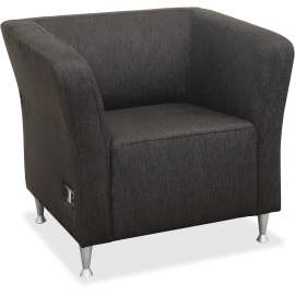 Lorell Fuze Modular Lounge Srs Brown Guest Seating