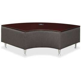 Lorell Fuze Modular Lounge Srs Brown Guest Seating