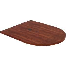 Lorell Prominence Cherry Laminate Oval Tabletop