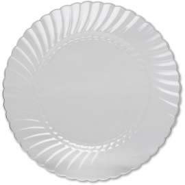WNA Comet Classicware Hvywt Plastic Clear Plates