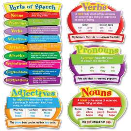 Carson Parts of Speech Bulletin Board Set