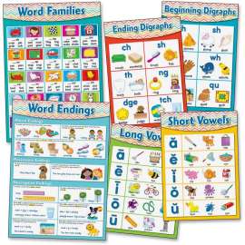 Carson Chevron Language Arts Bulletin Board Set