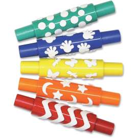Pacon Set B Foam Pattern Rolling Pins