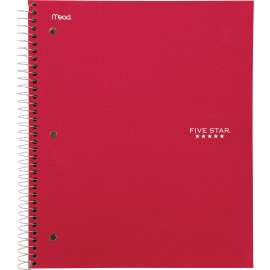 Mead Five Star College Ruled 3-subject Notebook
