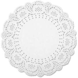 Sparco White Round Doilies