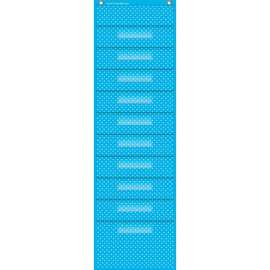 Teacher Created Res. Polka Dot Storage Pckt Chart