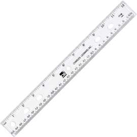 Charles Leonard 12" Plastic Ruler