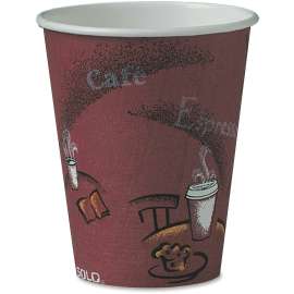 Solo Cup Bistro Design Disposable Paper Cups