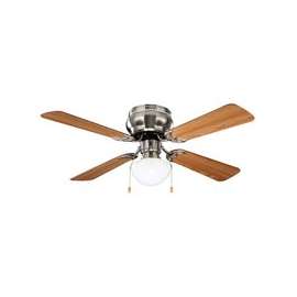 Boston Harbor Ceiling Fan Light Kit, 120 Vac, 60 Hz, 190 W, E12, 1, 60 W Lamp, Brushed Nickel, 13 In H