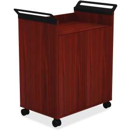 Lorell Laminate Mobile Storage Cabinet