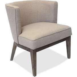 Lorell Linen Fabric Accent Chair
