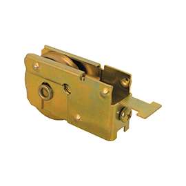 Prime-Line D 1525 Roller Assembly, 1-1/2 in Dia Roller, 5/16 in W Roller, Steel, 1-Roller, K-Tab Mounting