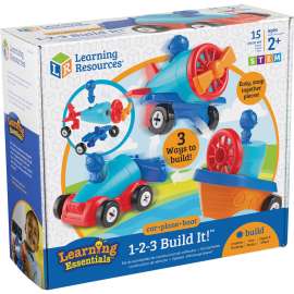 Learning Res. 1-2-3 Build It Car Plane Boat Set