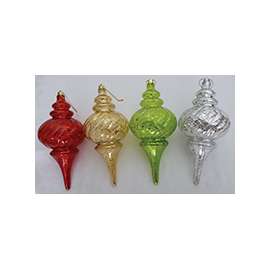 Hometown Holidays Finial Ornament, 10 In H