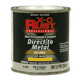 XO 1/2PT YEL Oil Base