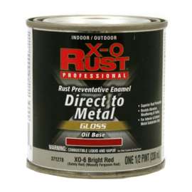 XO 1/2PT RED Oil Base